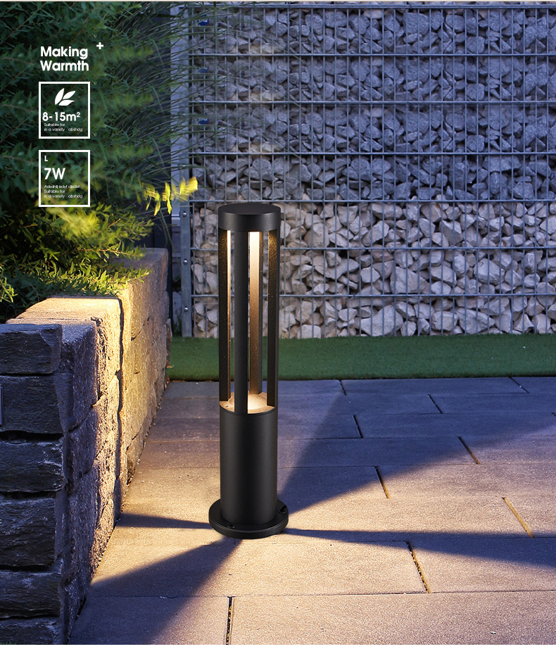Net-red hollow outdoor lawn lamp with rust and dust prevention, modern style courtyard hotel, residential area 60/80