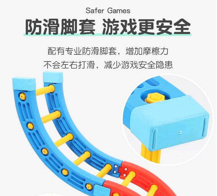 Early childhood education institutions software climbing ladder combination children's indoor combination toy software training digital pad four level jump pad