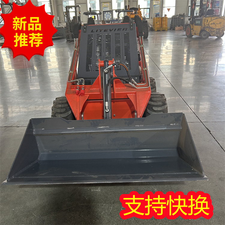 Capable of entering the elevator, sliding loader, crushing hammer, multi-purpose mini forklift, indoor disassembly and assembly of work blocks