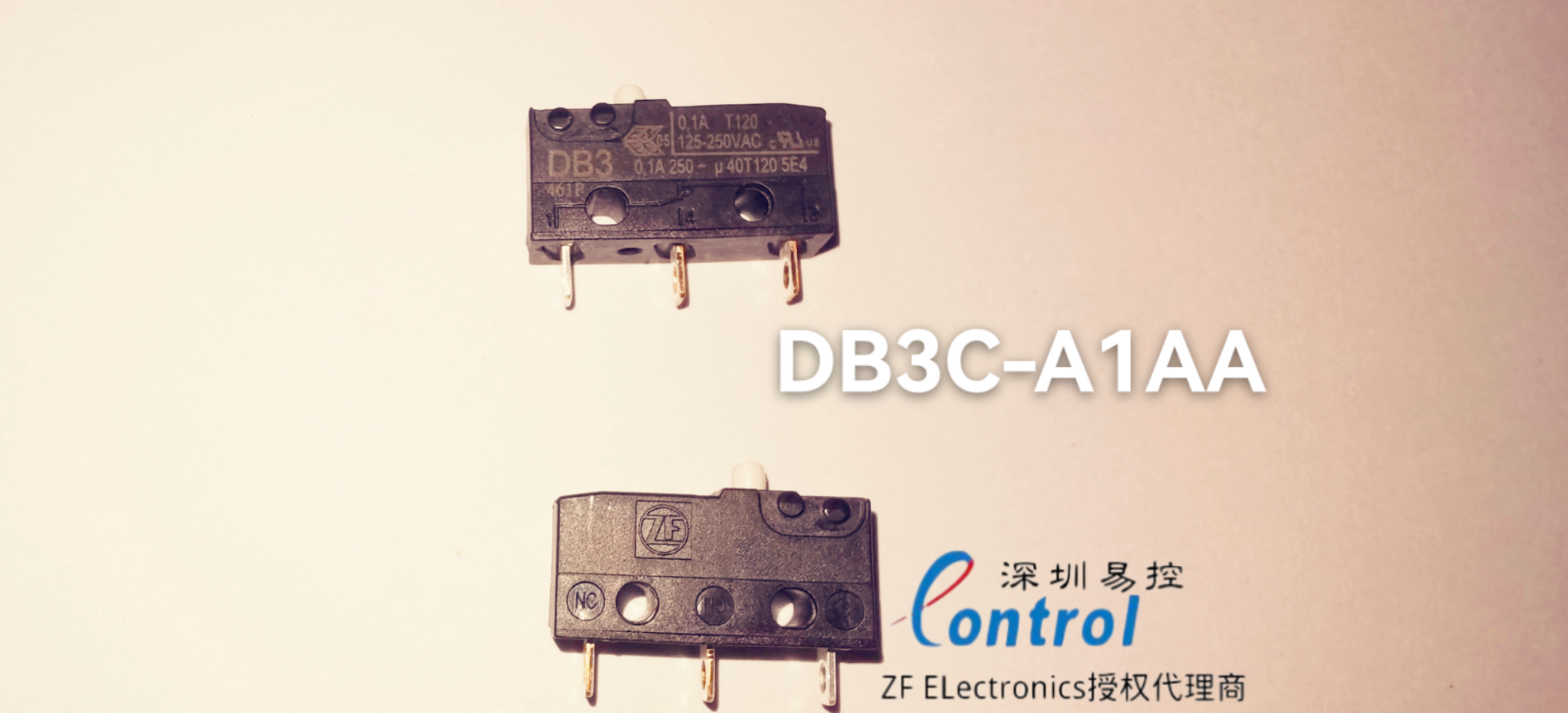 ZF ZF CHERRY ultra small micro switch. Model: DB3C-A1AA