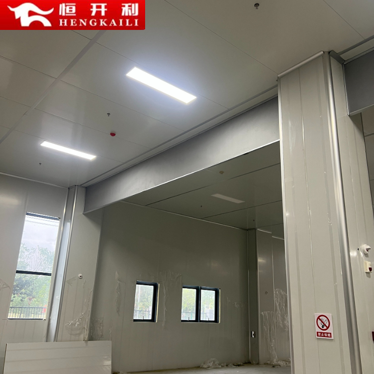 Hengkaili fixed flexible smoke barrier wall with high-quality A-grade fireproof fabric support customization