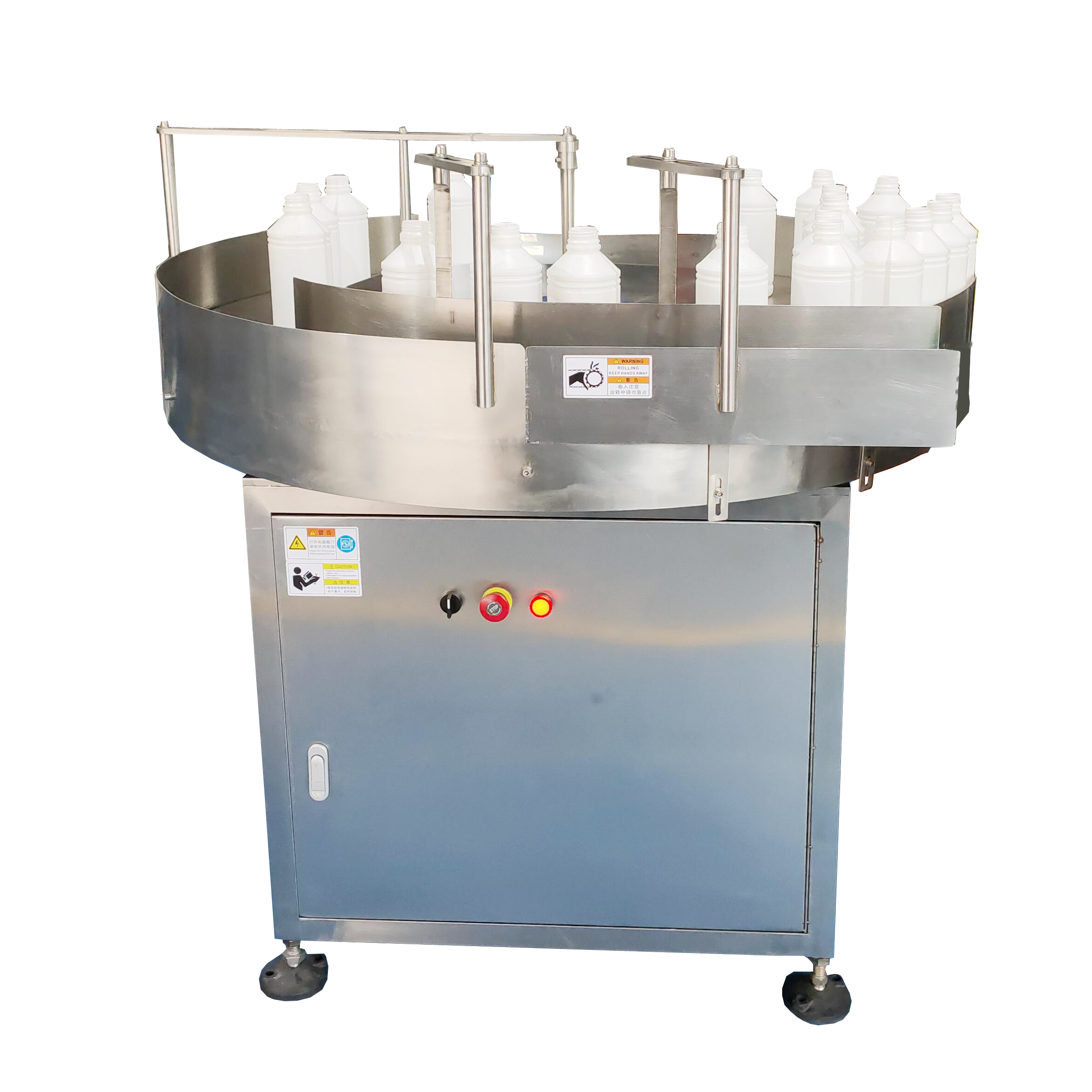 Bottle supply turntable machine, fully automatic glass bottle sorting and conveying, supporting production line, plastic bottle sorting machine