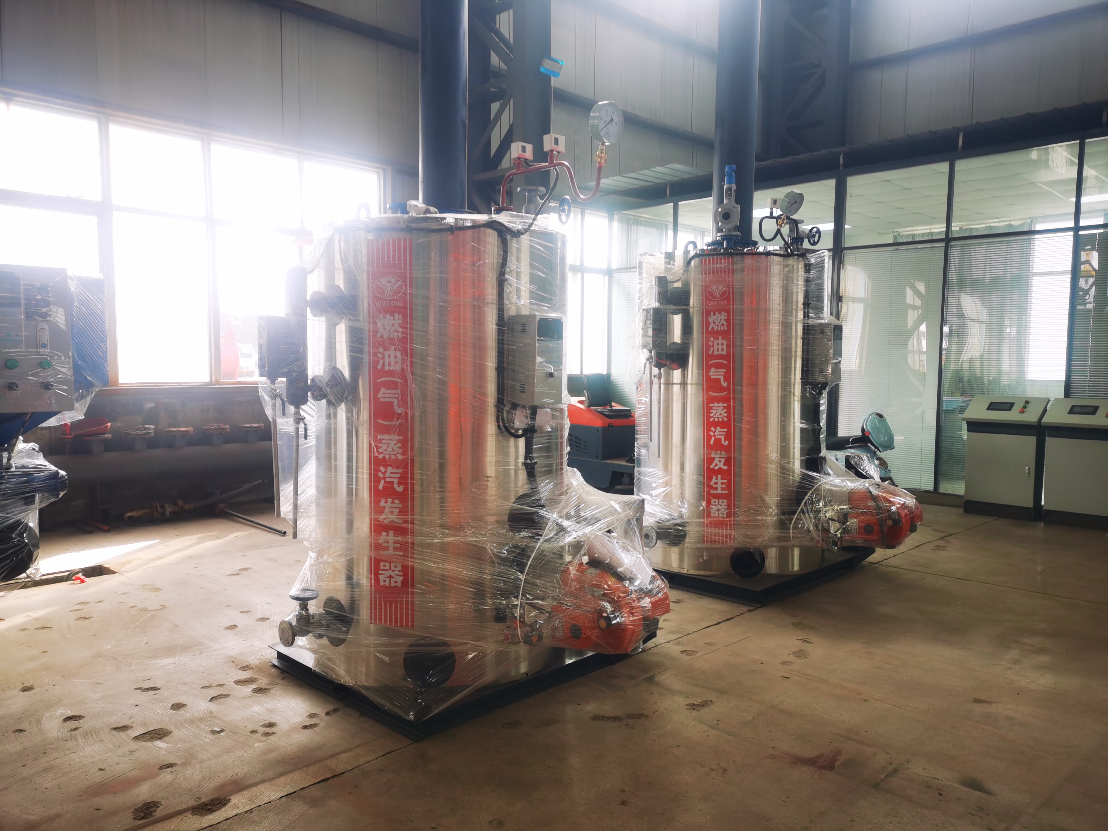 Brewing steam generator 300 kg grain steamer with steam boiler Biomass particle steam boiler