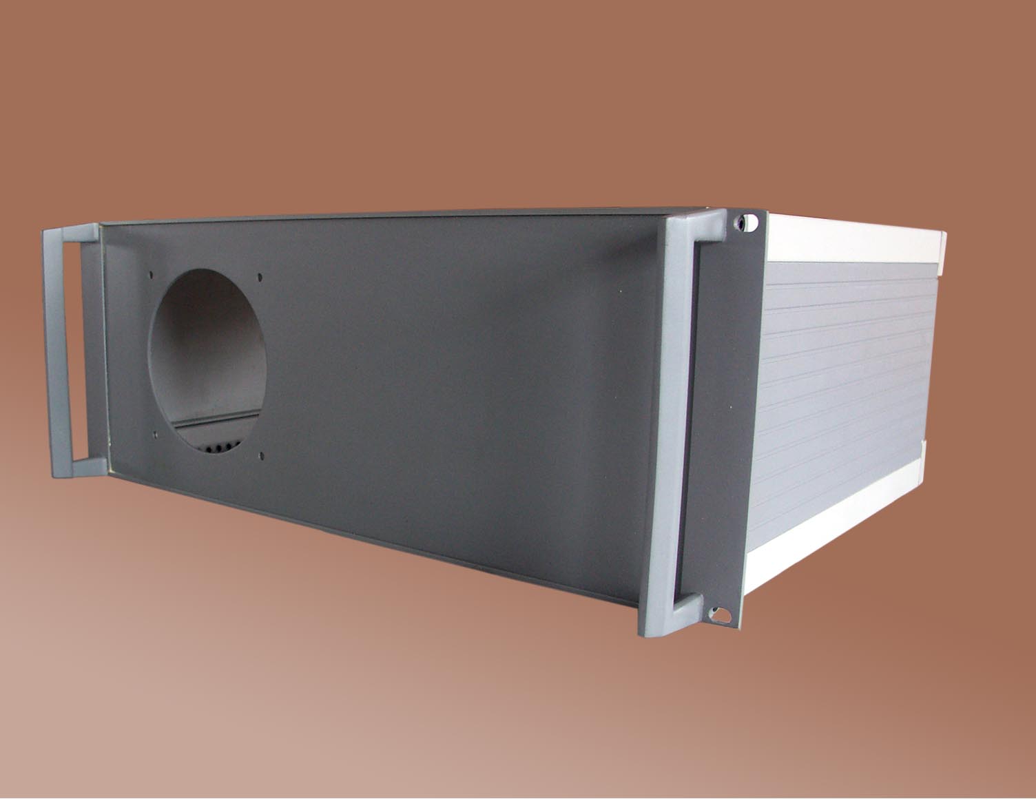 Aluminum alloy chassis, industrial control chassis, desktop chassis, aluminum 1 alloy plug-in box, 19 inch 3U chassis