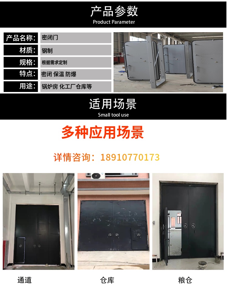 Smart Weiye Glass Fiber Reinforced Plastic Tunnel Protective Door, Lightweight and Corrosion-resistant, Used in Dongku Coal Mine