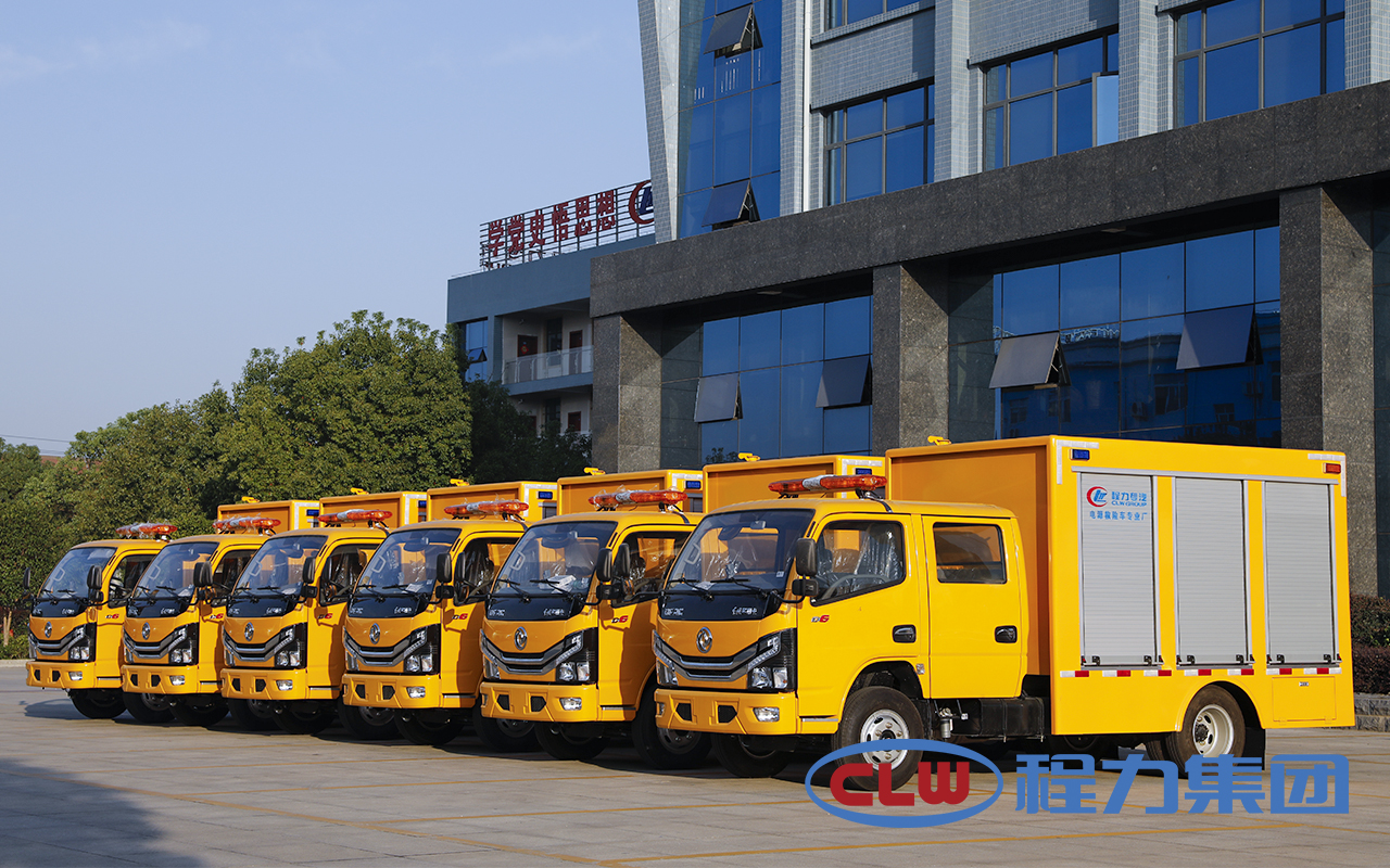 东风多利卡双排国六应急电源车 发电车 工程抢险车 程力集团 项目合作