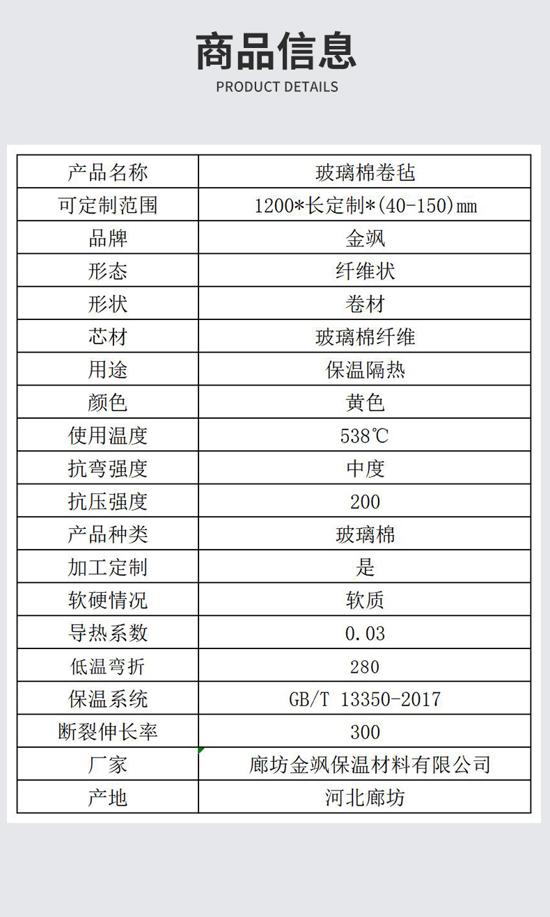 Customized centrifugal glass cotton roll felt Grey Glass wool insulation felt glass quilt manufacturer