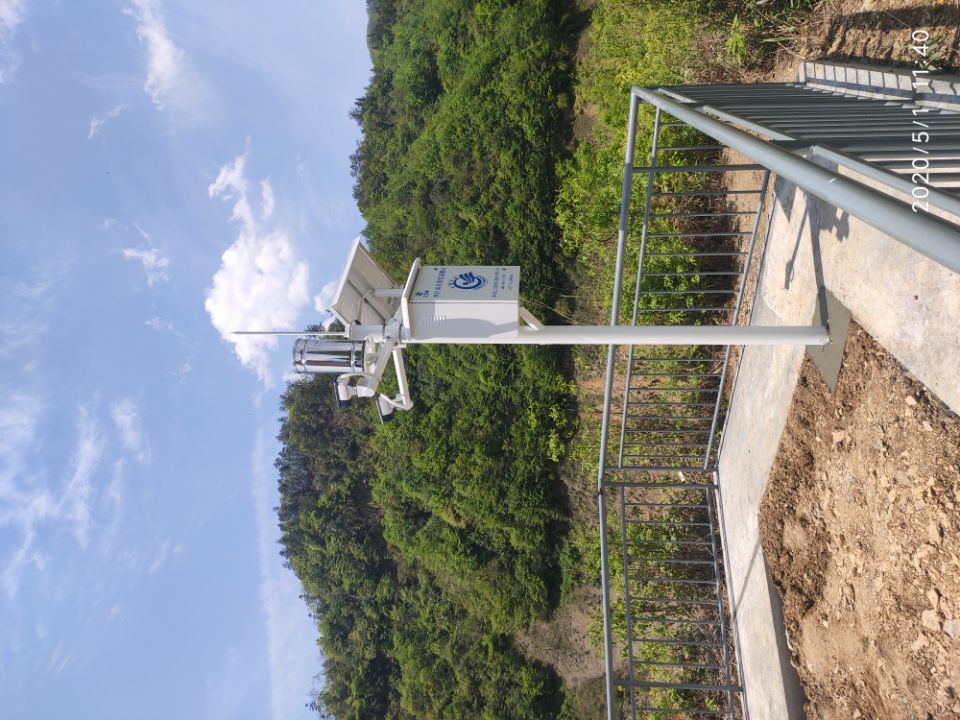 Image monitoring system for rainfall and water level in front of large and medium-sized power plant reservoirs