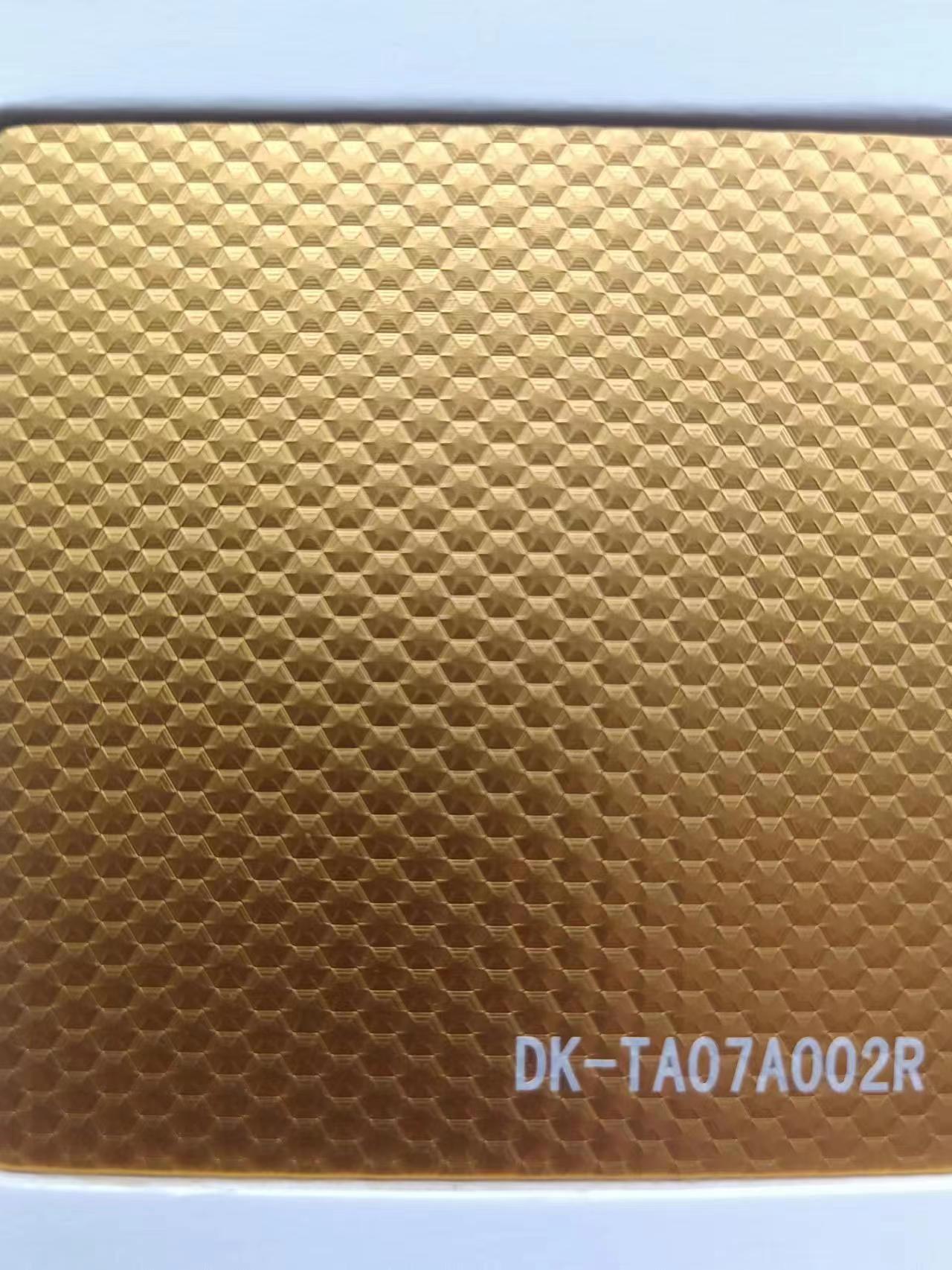 Xichi Technology Anodized Aluminum Plate Colorful Brushed Champagne Gold Used for Aluminum Veneer Panel Wrapping on Hall Wall Columns