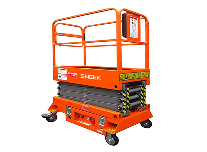 Snecker's high-quality supply of mini mobile scissor type aerial work platforms has passed the quality inspection