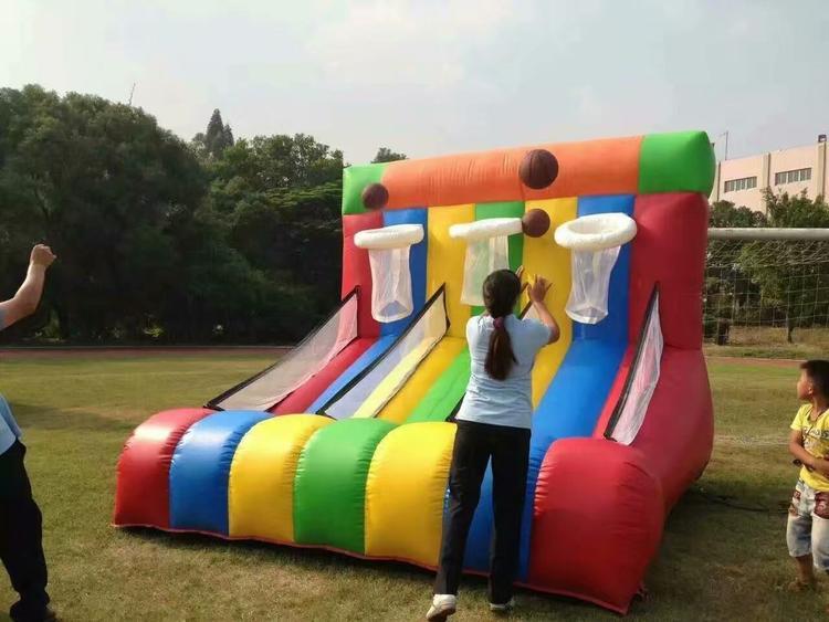 Children's Colored Children's Adult Inflatable Football Field Football Gate Thickened PVC Outdoor Fun Games Props