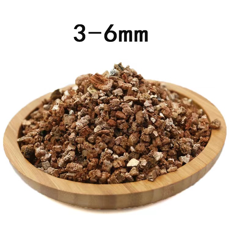 Vermiculite powder for expanded vermiculite particles used in horticultural seedling cultivation, cutting and incubation, thermal insulation, and fire retardant coatings