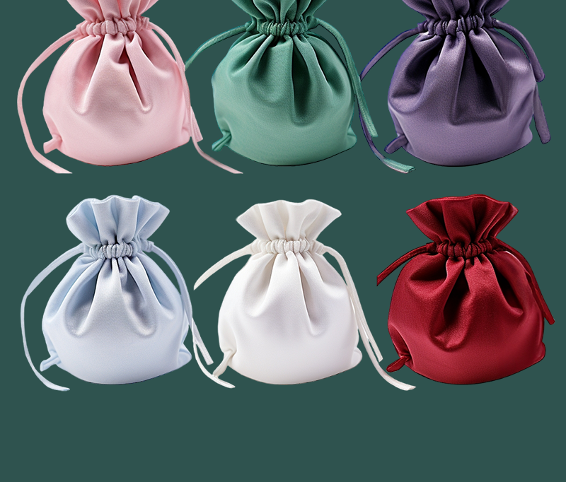 Ultrafine fiber jewelry bag, velvet cloth, round bottom, small jewelry gift bag, storage bag, jewelry, velvet bag