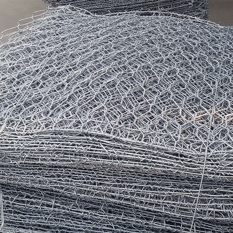 Runsheng Flood Control Gabion Mesh Cushion, Lead Wire Fixed Bin Cage, Pressure Differential 1170Mpa, Double Partition Renault Cushion