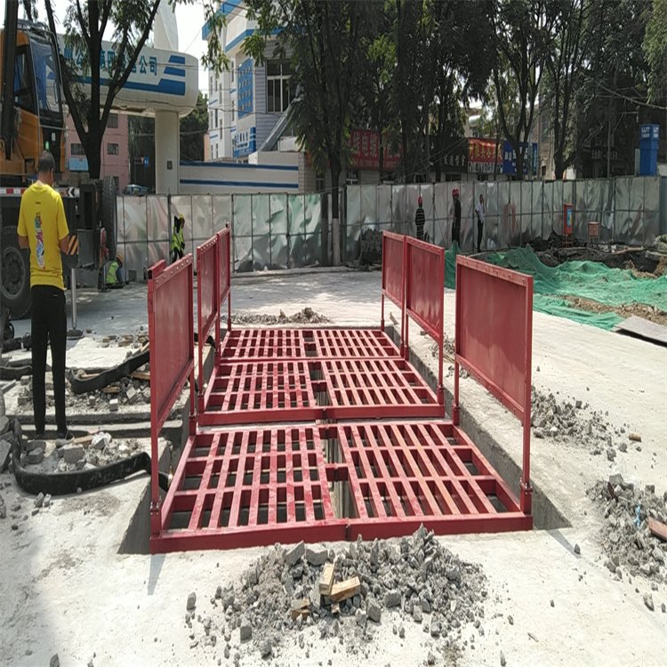 金昌金川加工定制洗车机 车辆自动冲洗平台 建筑工地洗车槽