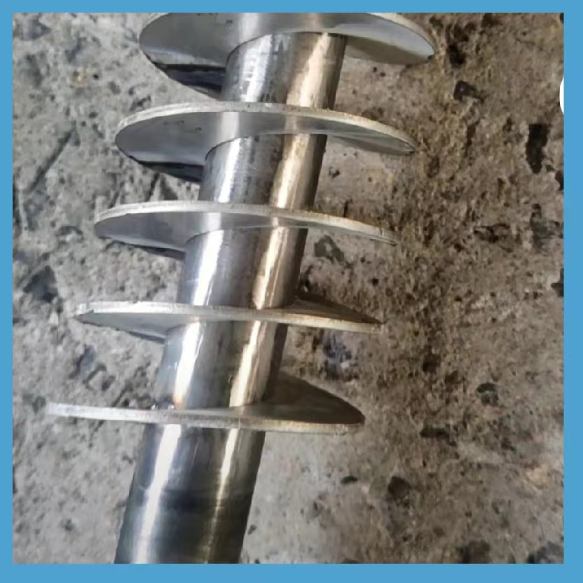 Spiral blade processing, wear-resistant, wear-resistant, corrosion-resistant, medium plate twisted dragon blade material transportation, food grade stainless steel