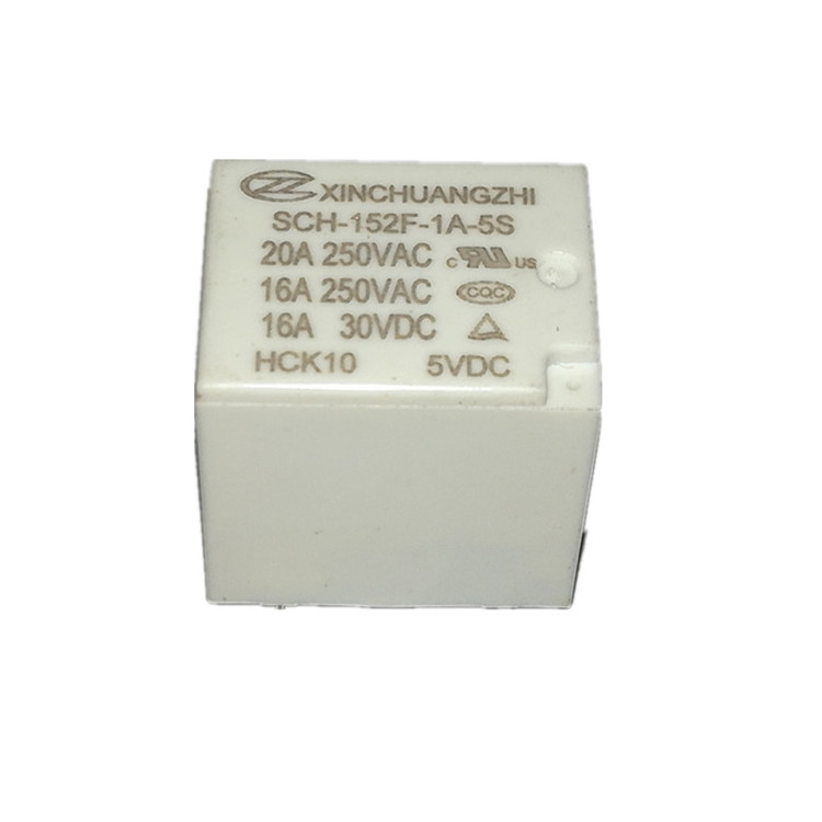 Four pin 5V power relay SCH-152F-1A-5S Xinchuangzhi relay 20A normally open household appliance