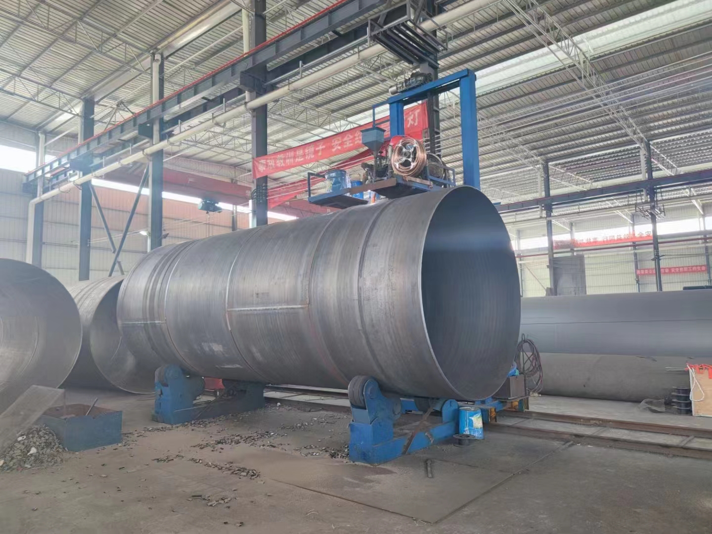 Lecong Piling Steel Casing Bridge Beam Engineering Municipal Waterway Top Pipe Ultrasonic Testing DN820 Q235