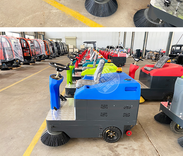 Multi functional new energy sweeping vehicle, semi enclosed vacuum cleaner, integrated sweeping machine with large driving range