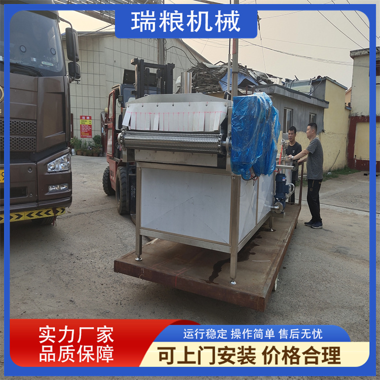 Customized crayfish pre cooking machine, scallop pillar blanching machine, lettuce killing machine, production line Ruiliang