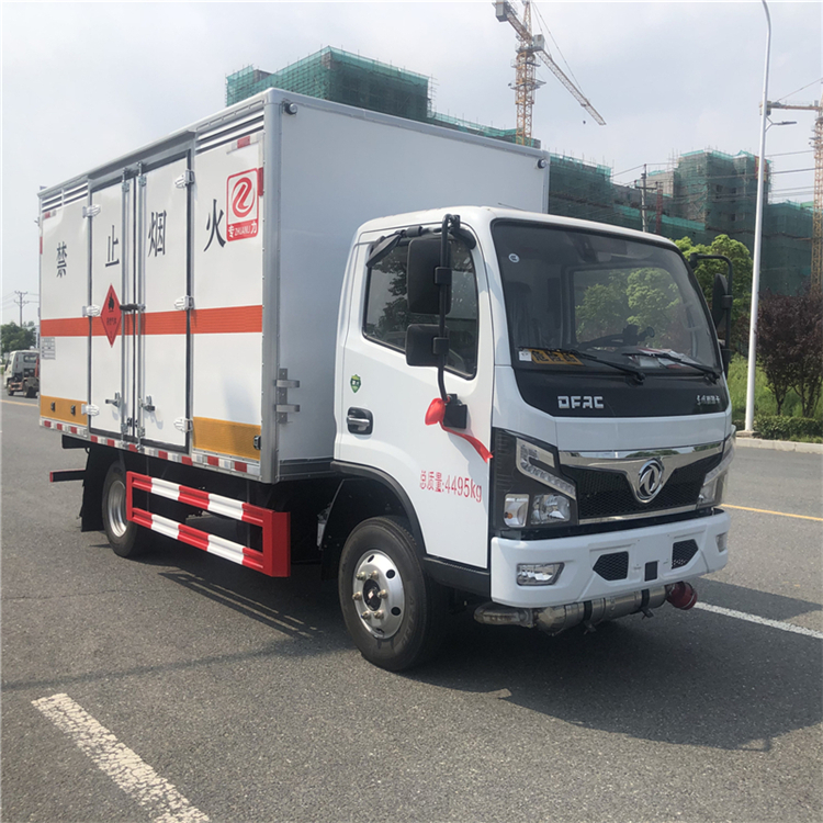 Guoliu Blue Brand Dongfeng Dolika Dangerous Goods Box Truck Gas Tank Liquefied Gas Cylinder Transport Vehicle