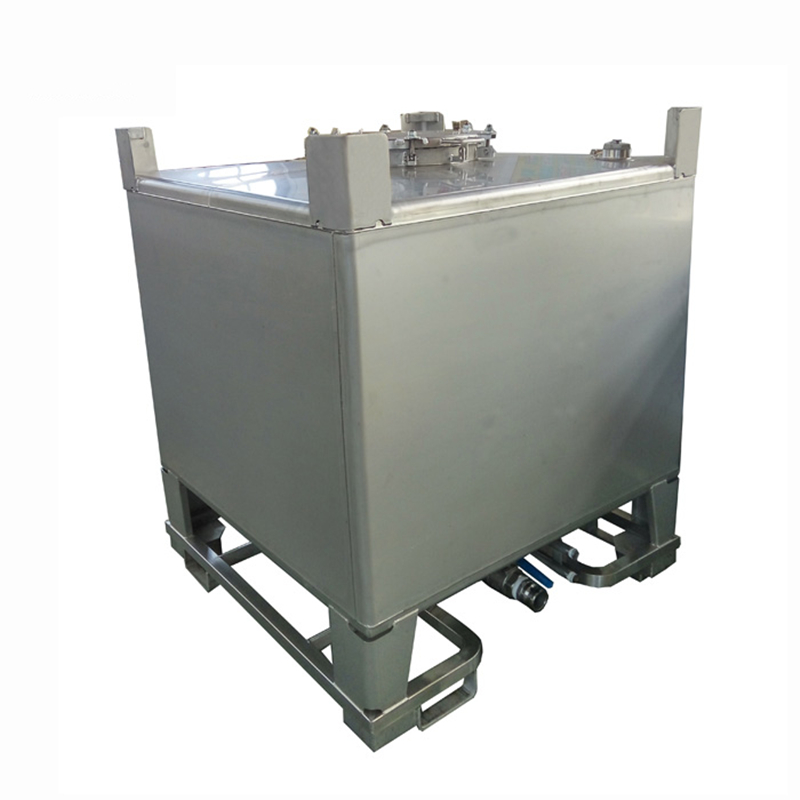 Jinbang Machinery Industry 1000L Stainless Steel IBC Ton Tank Ton Drum Container Drum Factory Customization