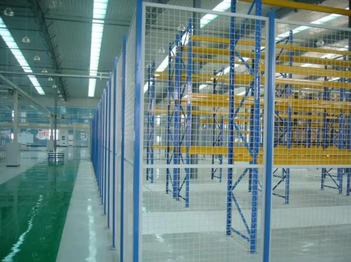 Seamless connection workshop warehouse fence equipment isolation fence customized fence