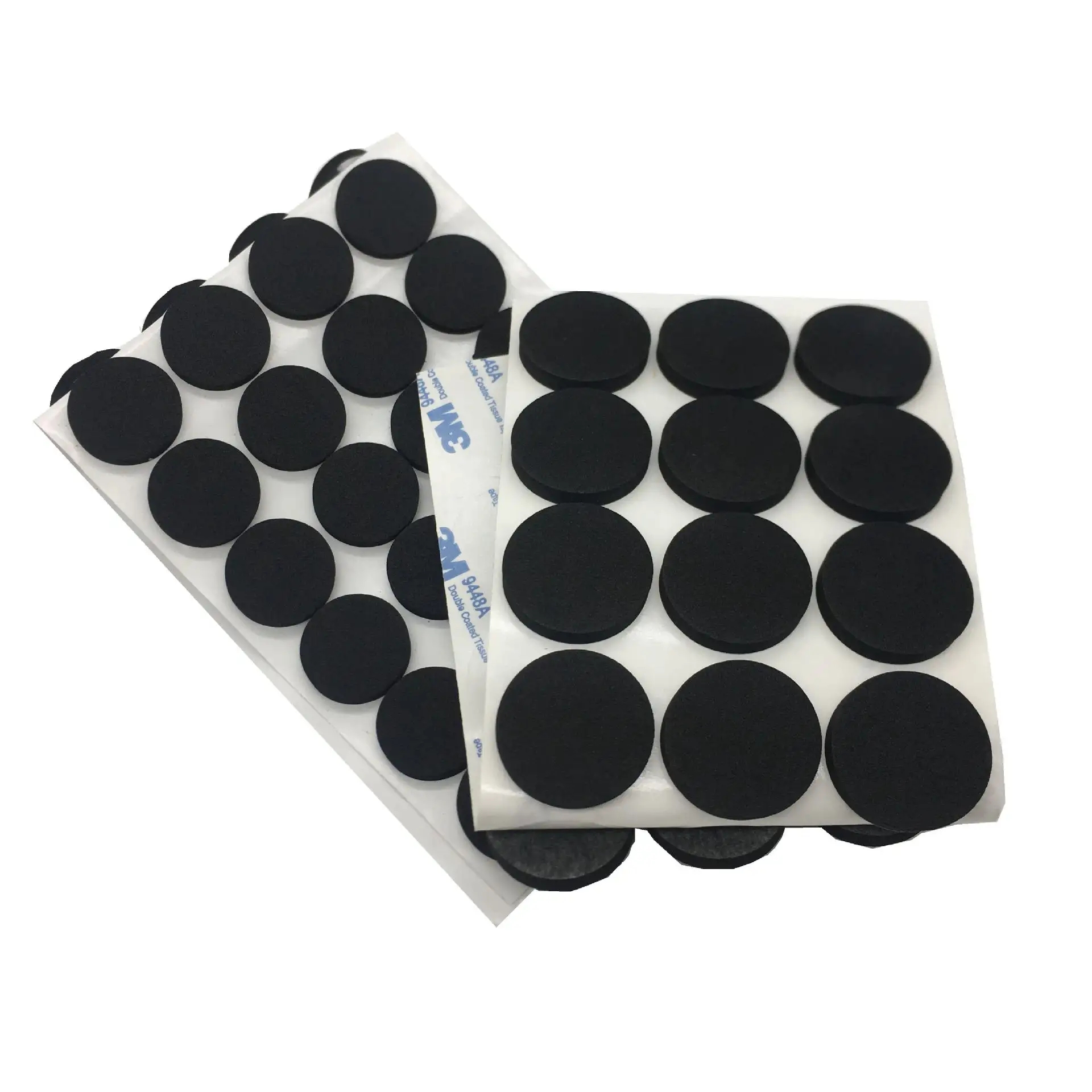 15 years of factory EVA rubber pad self-adhesive black and white EVA foot pad packaging processing customization