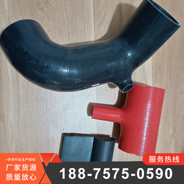 Ruiguan silicone shaped tube, high-pressure and high-temperature resistant, flame-retardant, customized silicone tube, gas rubber tube