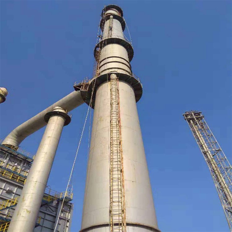 Zhongke Taiyue Processing Customized Glass Fiber Reinforced Plastic Chimney Manufacturer Tower Type High Temperature Resistant Carbon Steel Smoke Exhaust Pipe