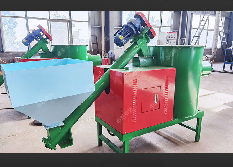 1.8 million kcal of new type wood chips, wood particles, biomass particle combustion machine matched with a 2-ton boiler for use