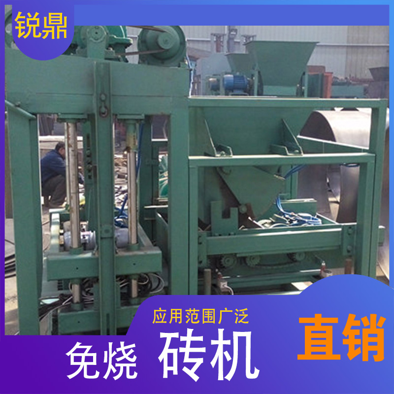 Small unburned cement brick machine, static pressure cushion block machine, standard brick, hollow brick making equipment, Ruiding Machinery