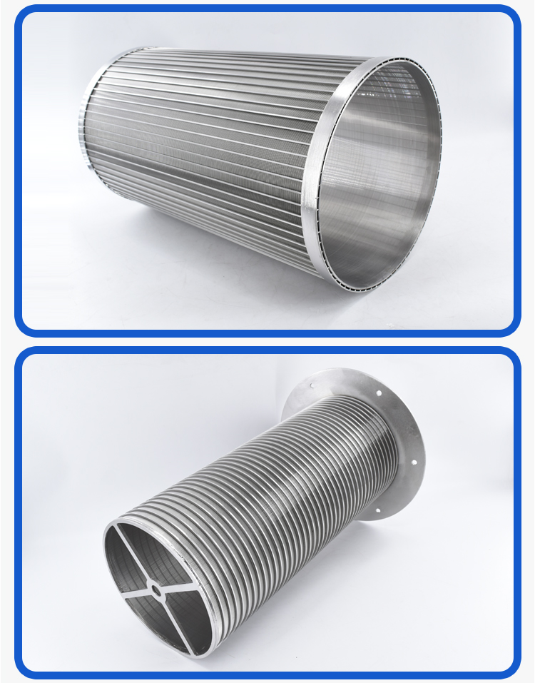 Stainless steel 316L wrapped wire filter cap, drainage cap, exhaust water distributor, filter head, water treatment equipment, filter element