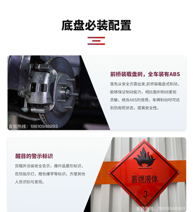 Dongfeng Dolika Blue Brand Dangerous Goods Transport Vehicle Class 2 Compressed Flammable Gas Box Car 4m ² Dangerous Chemicals Vehicle