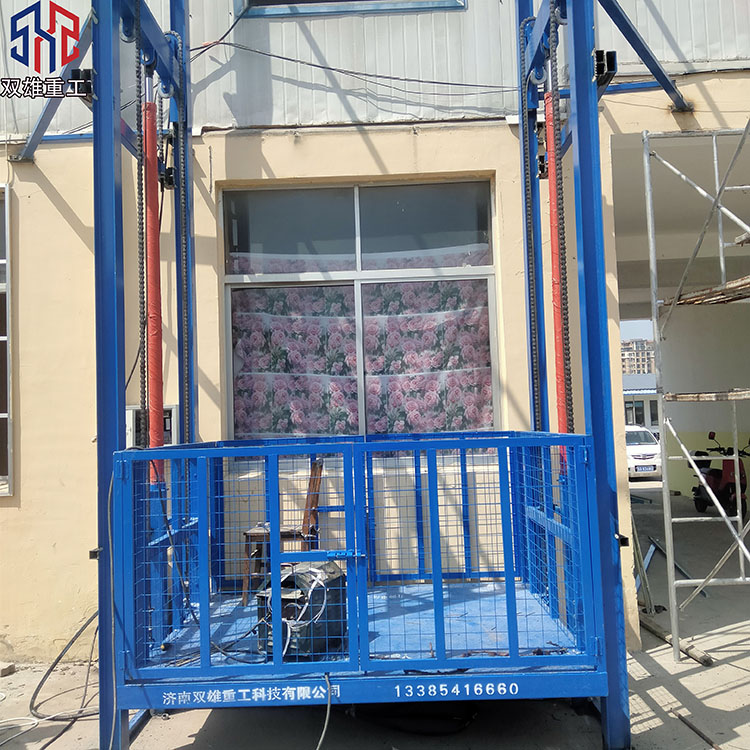 Elevator, cargo elevator, hydraulic lifting platform, hydraulic elevator, fixed guide rail type cargo elevator, industrial cargo elevator