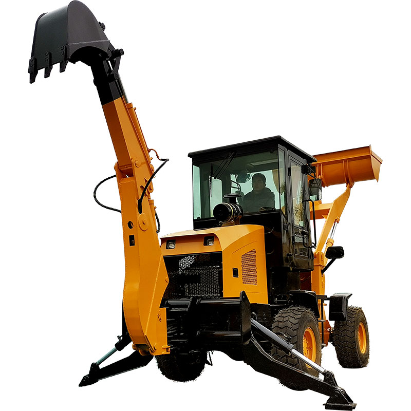 Municipal Construction of Customized Construction Machinery for Large and Medium Sized Two End Busy Forklift Multifunctional Four Wheel Drive Excavator Loader