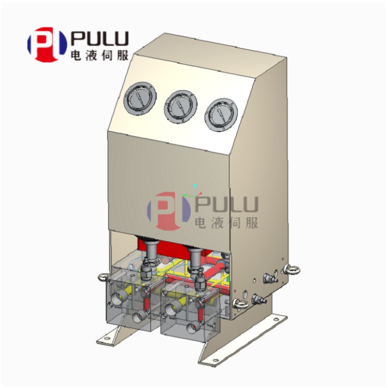 Supporting the servo testing system for the hydraulic sub station of Puru HSM hydraulic oil distribution station