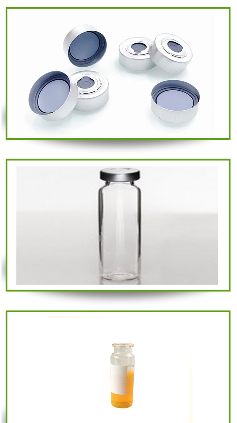 Green Alliance 20ML Jaw Glass Headspace Sample Bottle with Good Liquid Sealing for Laboratory Storage