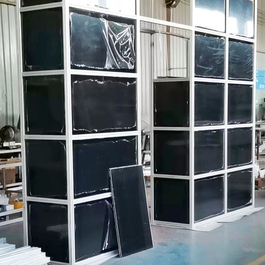 Aluminum alloy profile dust cover and sound insulation work room acrylic cover customized according to needs