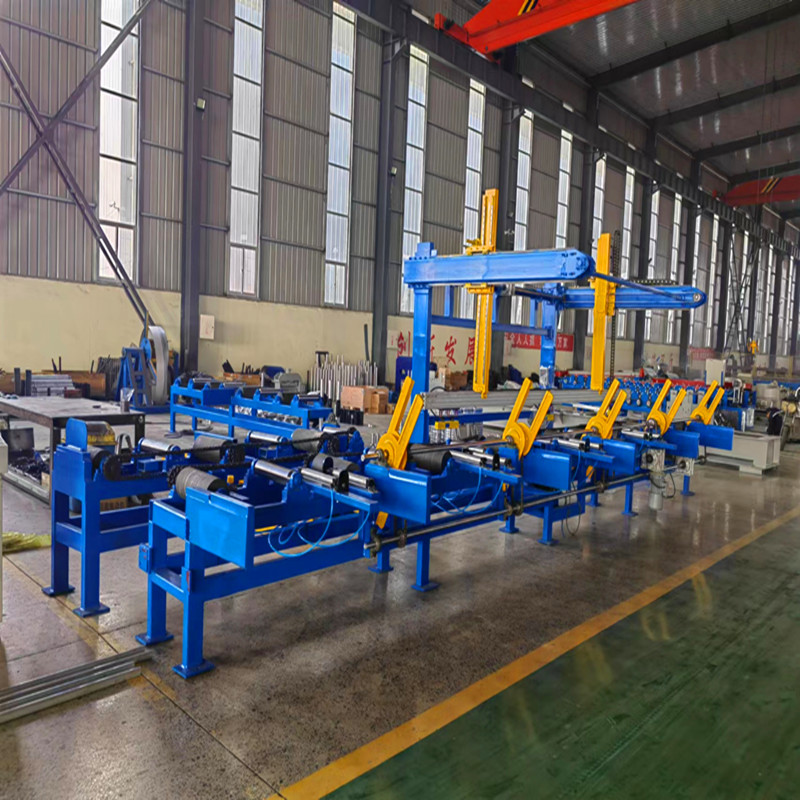 Automatic material receiving and stacking machine, fully automatic CZ steel equipment, matched with color steel tile pressing machine