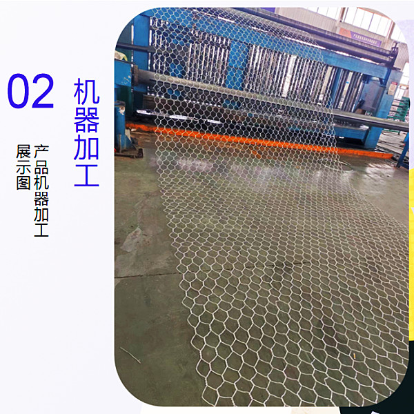 High strength reinforced microphone pad for slope stabilization and erosion prevention engineering with gabion mesh and hexagonal mesh in river channels