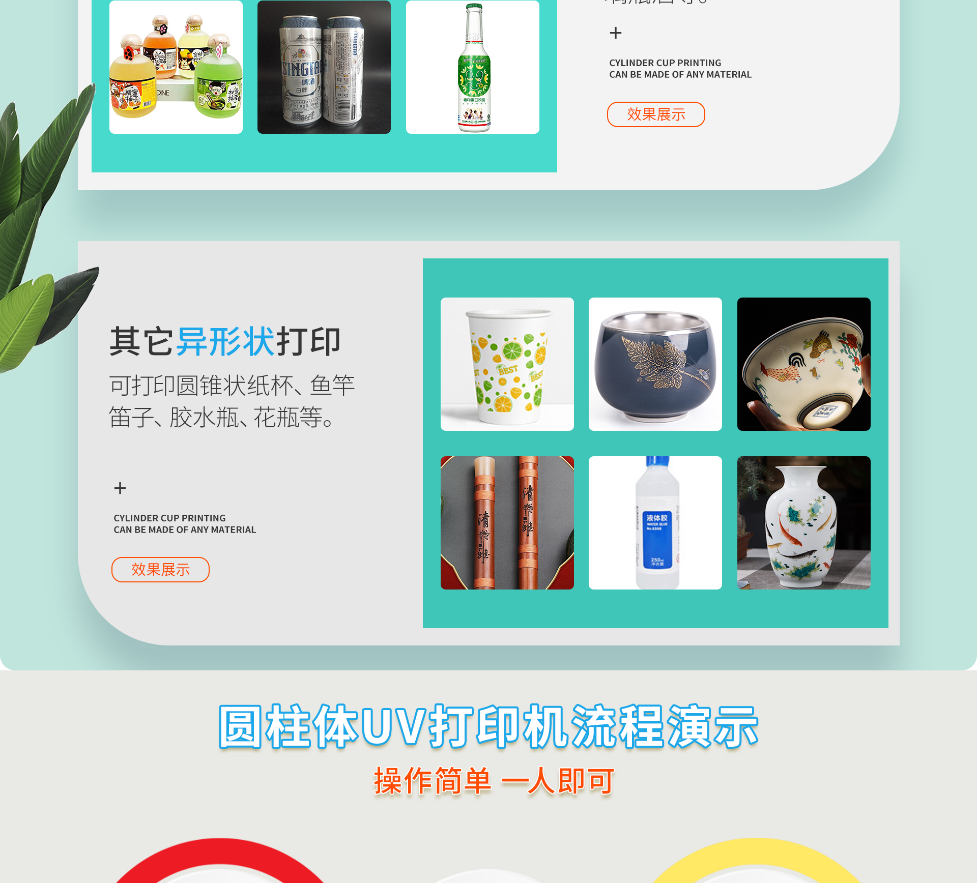 Glass ceramic wine bottle UV rolling plate integrated printer Crystal label UV plate printer manufacturer