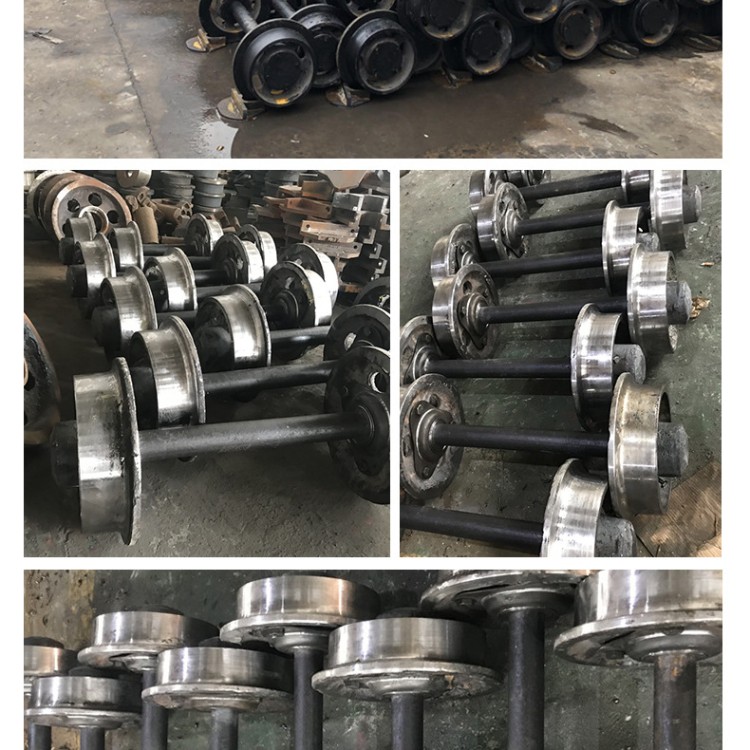 Track wheel manufacturer heavy-duty wheels, cast steel locomotive wheels, 1T mining car wheel sets