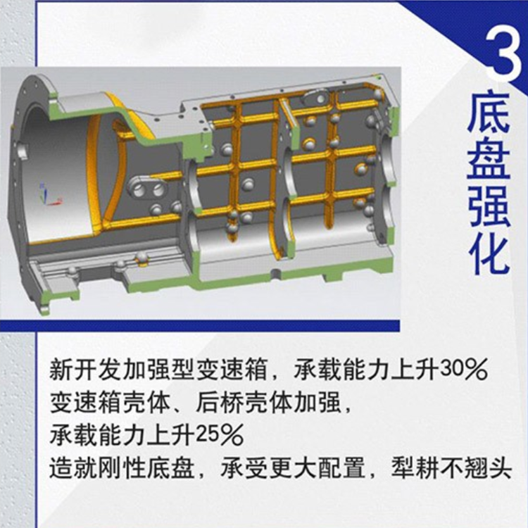 High horsepower tractor, Lovol 1804 tractor, high configuration, multifunctional Weichai Power Bridge, efficient and durable