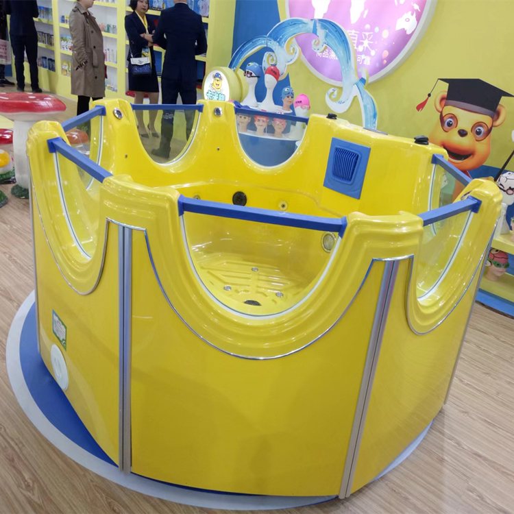 Wholesale of baby swimming pool equipment for mother and baby stores, multi-functional transparent children's swimming pool