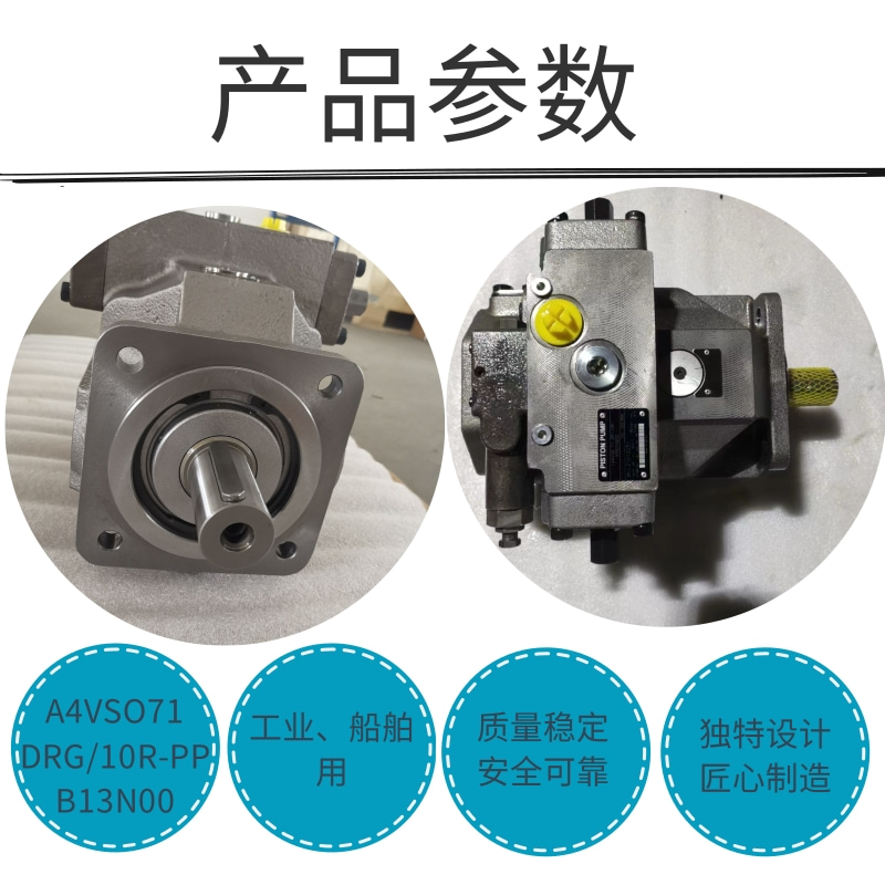 Hydraulic Pump A4VSO71DRG/10R-PPB13N00 Plunger Pump for Ship Metallurgy