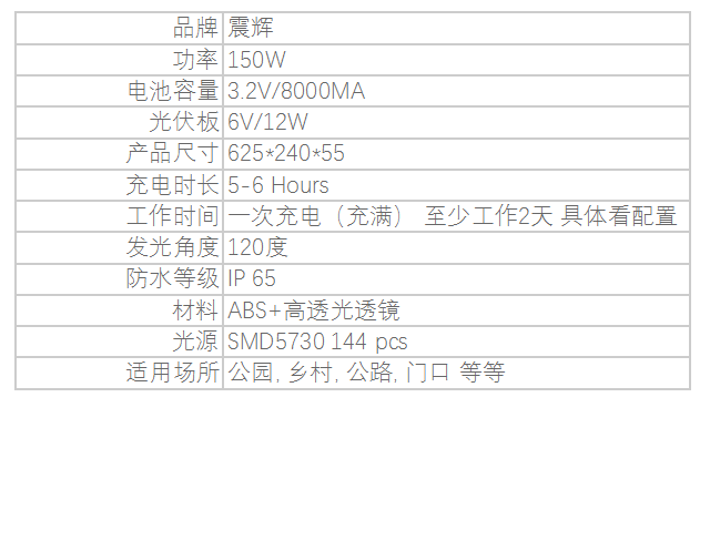 Solar courtyard outdoor light pole, new rural household lighting, ultra bright 100W outdoor induction LED road light