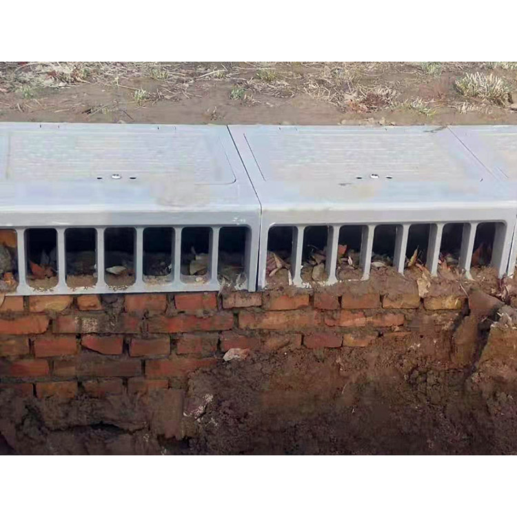 Runsen 720 * 680 * 250mm side vertical grate inlet for acid and alkali resistant fiberglass resin composite municipal use