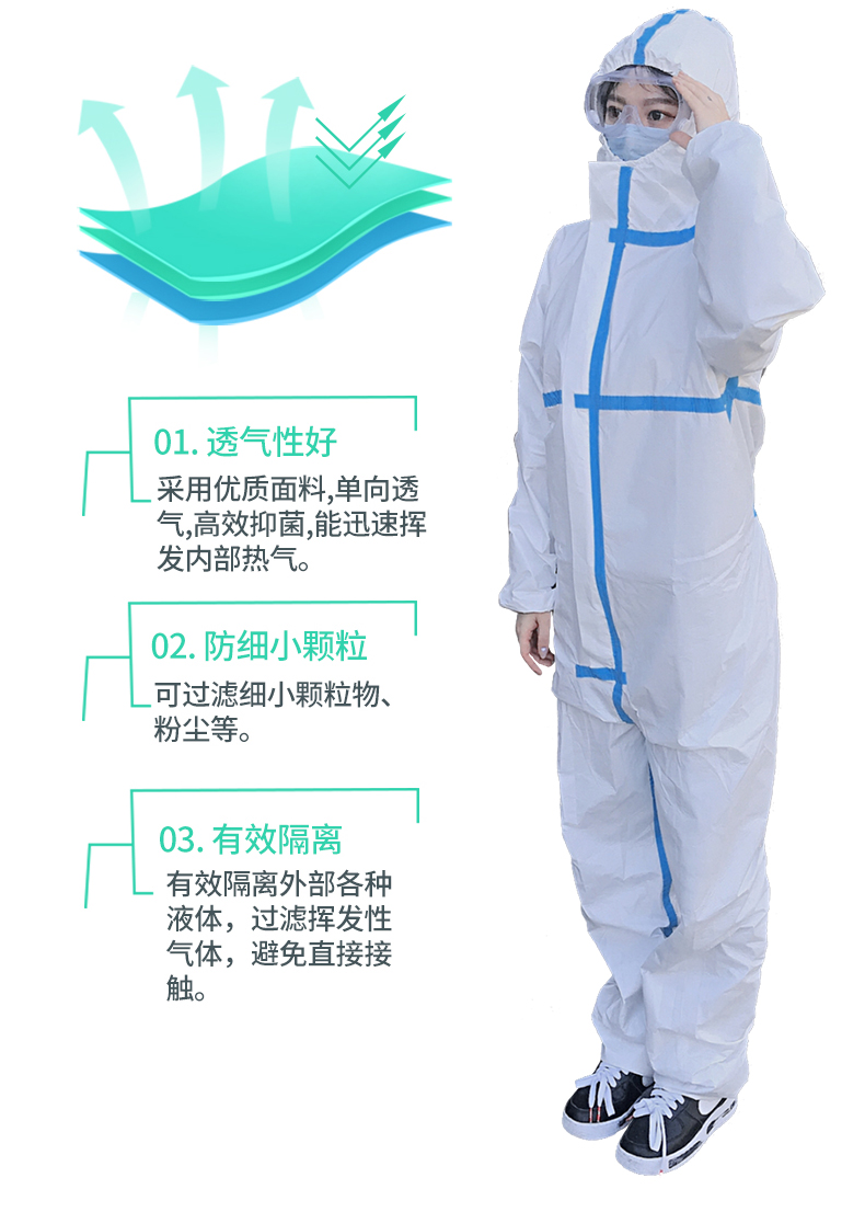 Jinwei one-step SMS spinning and melting composite non-woven fabric production line medical isolation clothing, surgical clothes, hats, sanitary napkins