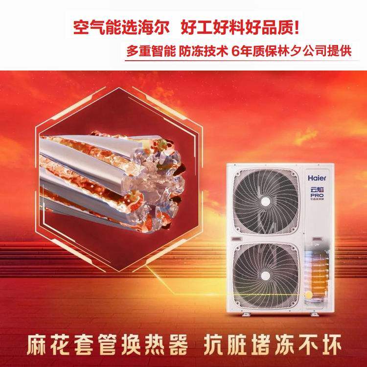 海尔空气能中央空调云焰PRO系列 -35℃低温强热RF180RXSAYH(G)-J
